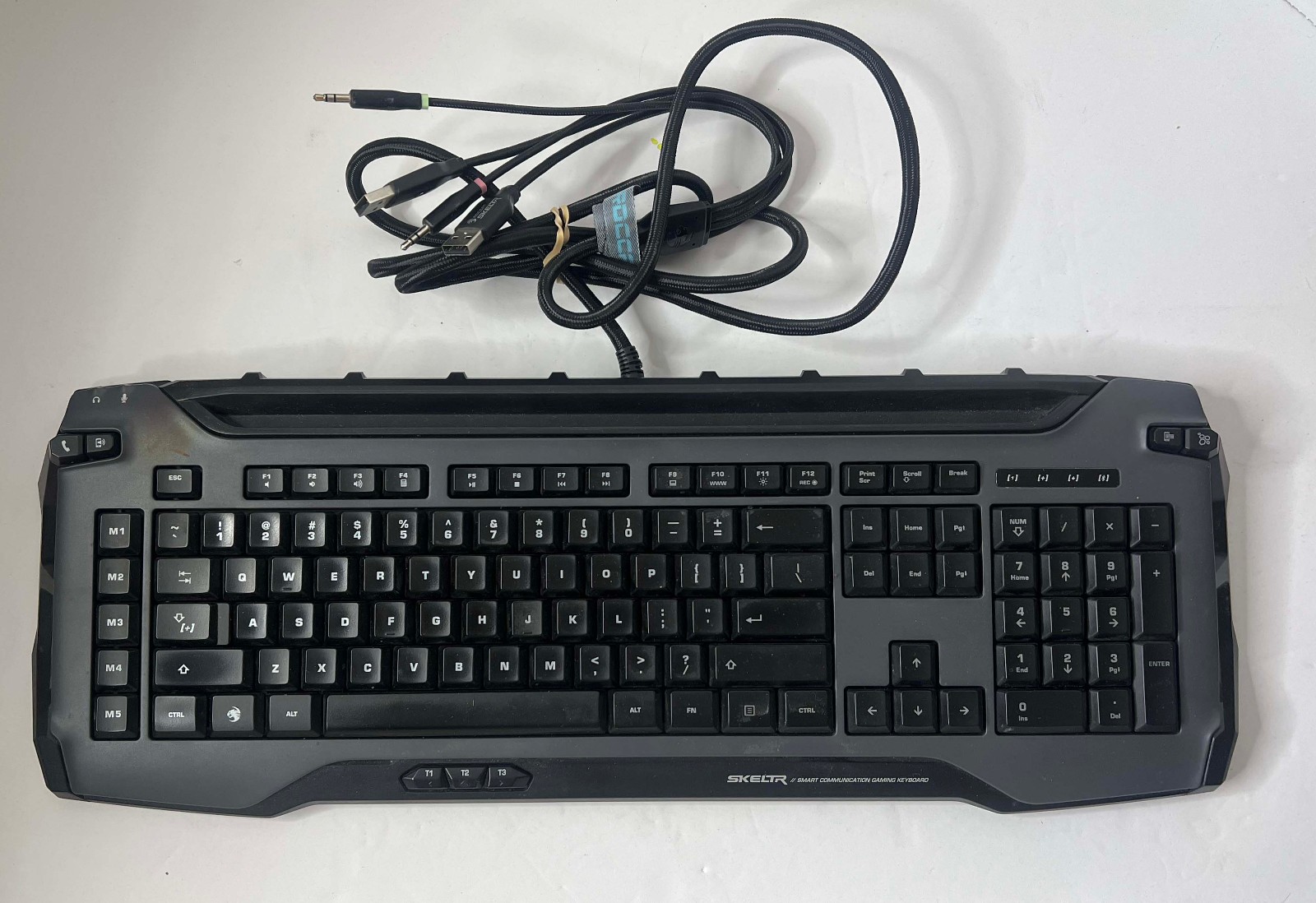 ROCCAT SKELTR WIRED BLUETOOTH RGB Gaming Keyboard ROC-12-231-GY