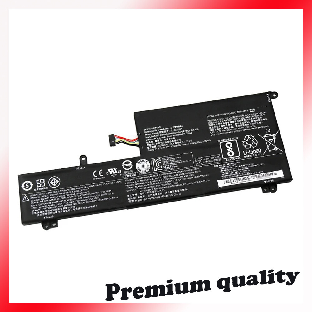L16M6PC1 L16C6PC1 L16L6PC1 Battery For Lenovo Yoga 720-15IKB 5B10M53743 72Wh
