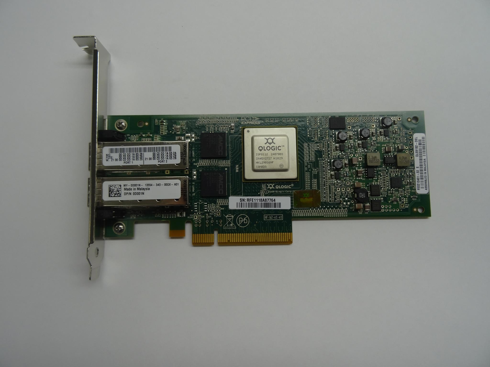 0D001N QLE8152-DELL DELL 10GB CONVERGED COPPER HBA