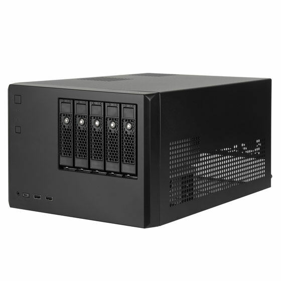 Silverstone SST-CS351 5 Bay SAS-12G/SATA-6G Hot Swap NAS Chasis