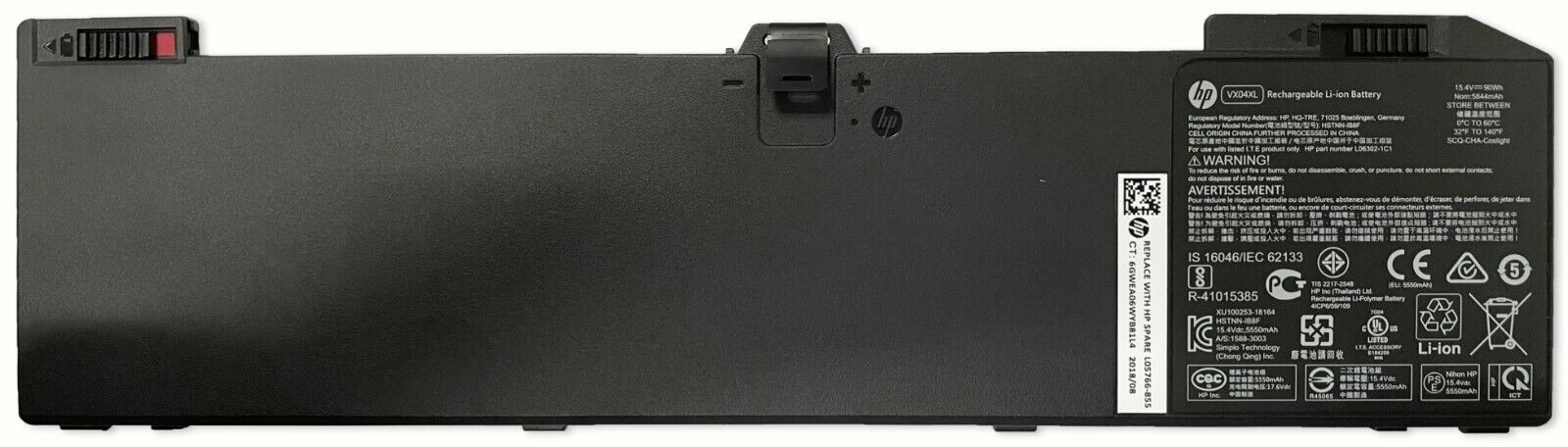 Genuine Battery VX04XL for HP ZBook 15 G5 Series L05766-855 4ME79AA HSTNN-IB8F New