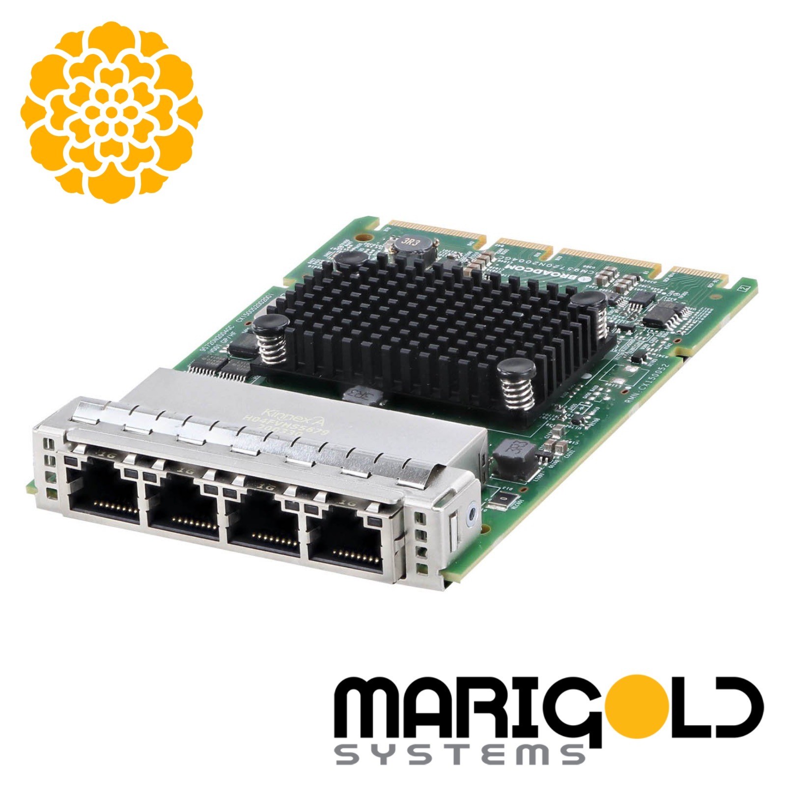 Dell Broadcom 5720 Quad Port 1GbE RJ45 OCP 3.0 VJWVJ 0VJWVJ