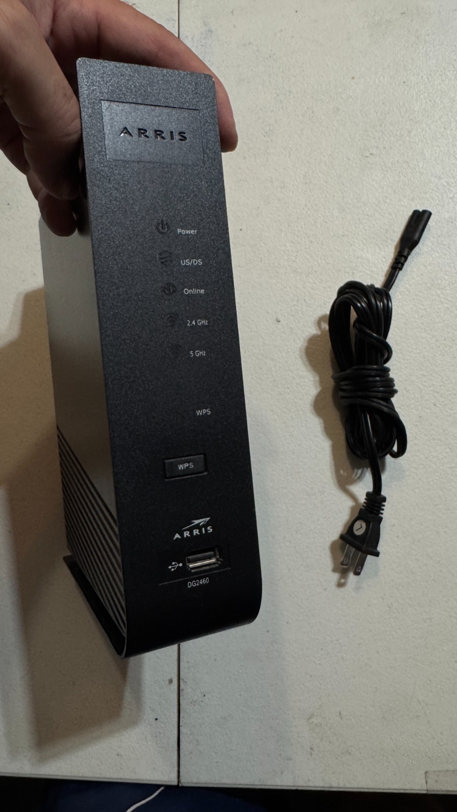 ⚡ Arris DG2460A – DOCSIS 3.0 Cable Modem WiFi Router Combo | Dual-Band | MINT ⚡