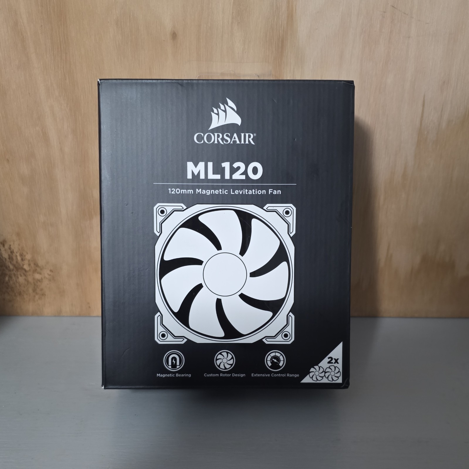 Corsair ML120 120mm Magnetic Levitation Case Fans 2-Pack 4-Pin 2400RPM
