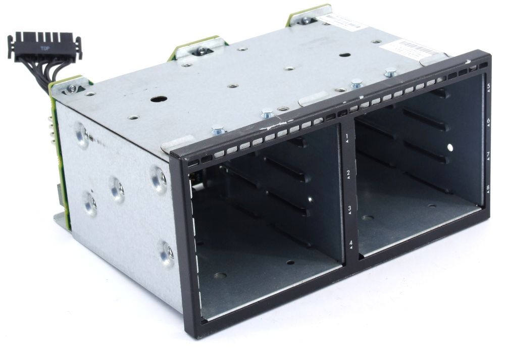 HP 670943-001 SFF 2.5" 8-Bay SAS Drive Module Cage DL380p DL385p Gen8 672146-001
