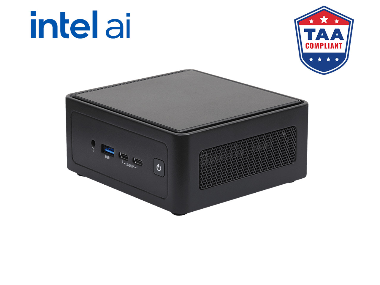 ASRock Industrial NUC BOX-325 AI Mini PC, Intel Core Ultra Processor (Series 3)