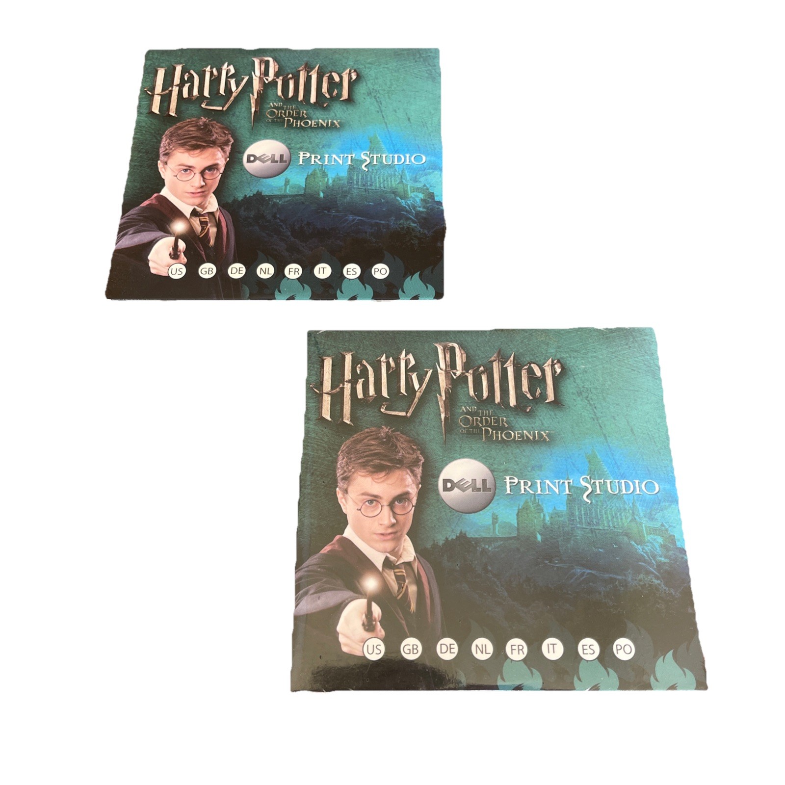 2 Lot Harry Potter and the Order of the Phoenix-Dell Print Studio-1 New 1 Used