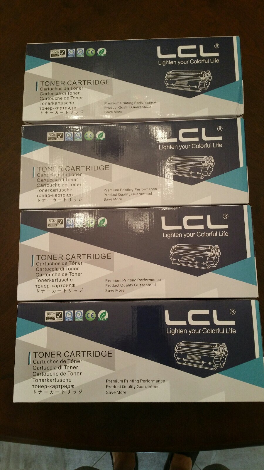 New 5PK 201A CF400A CF401A CF402A CF403A(2) Toner Cartridge for HP Pro M252/M277