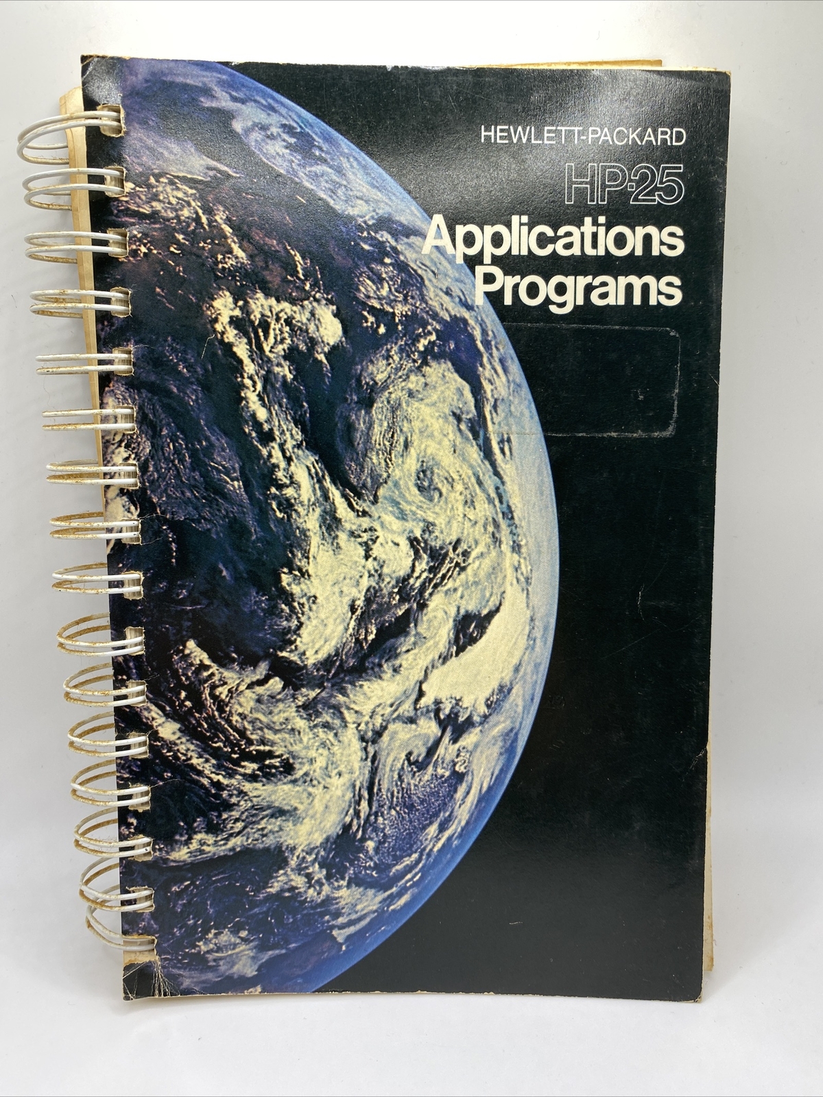 Vintage Hewlett-Packard HP-25 Applications Programs 1975 Manual Finance Stats 
