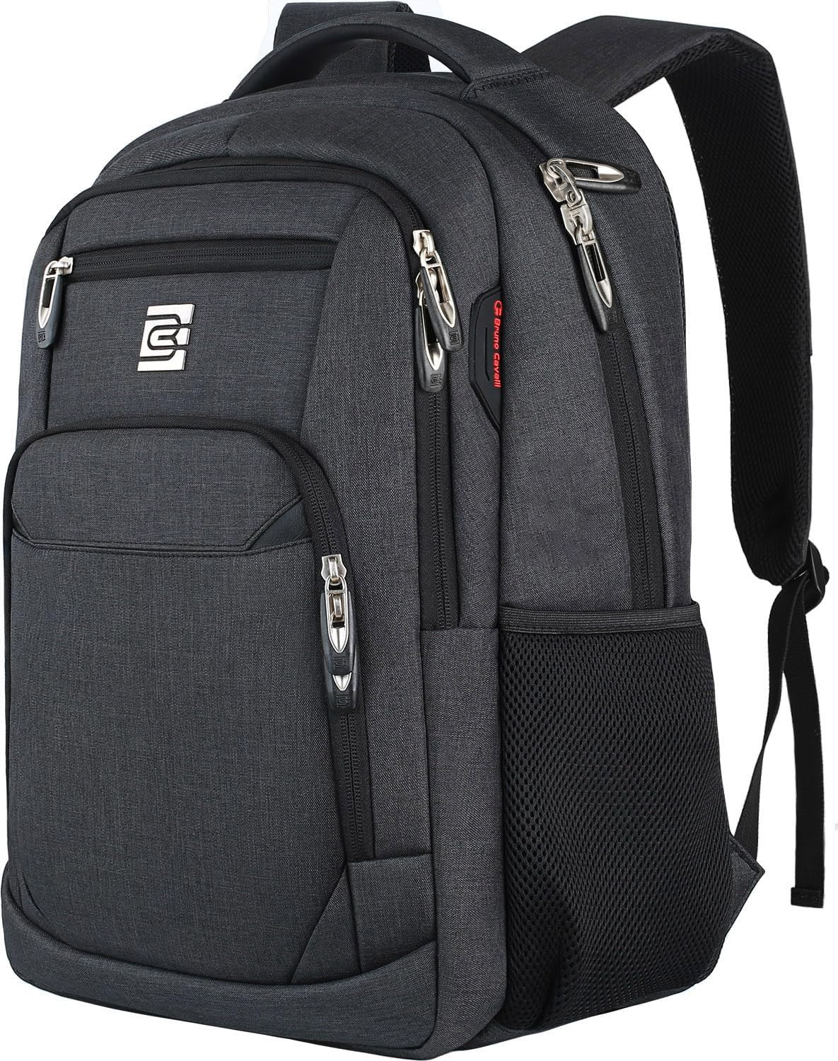 Slim College Laptop Backpack for Business Travel, Anti-Theft Design