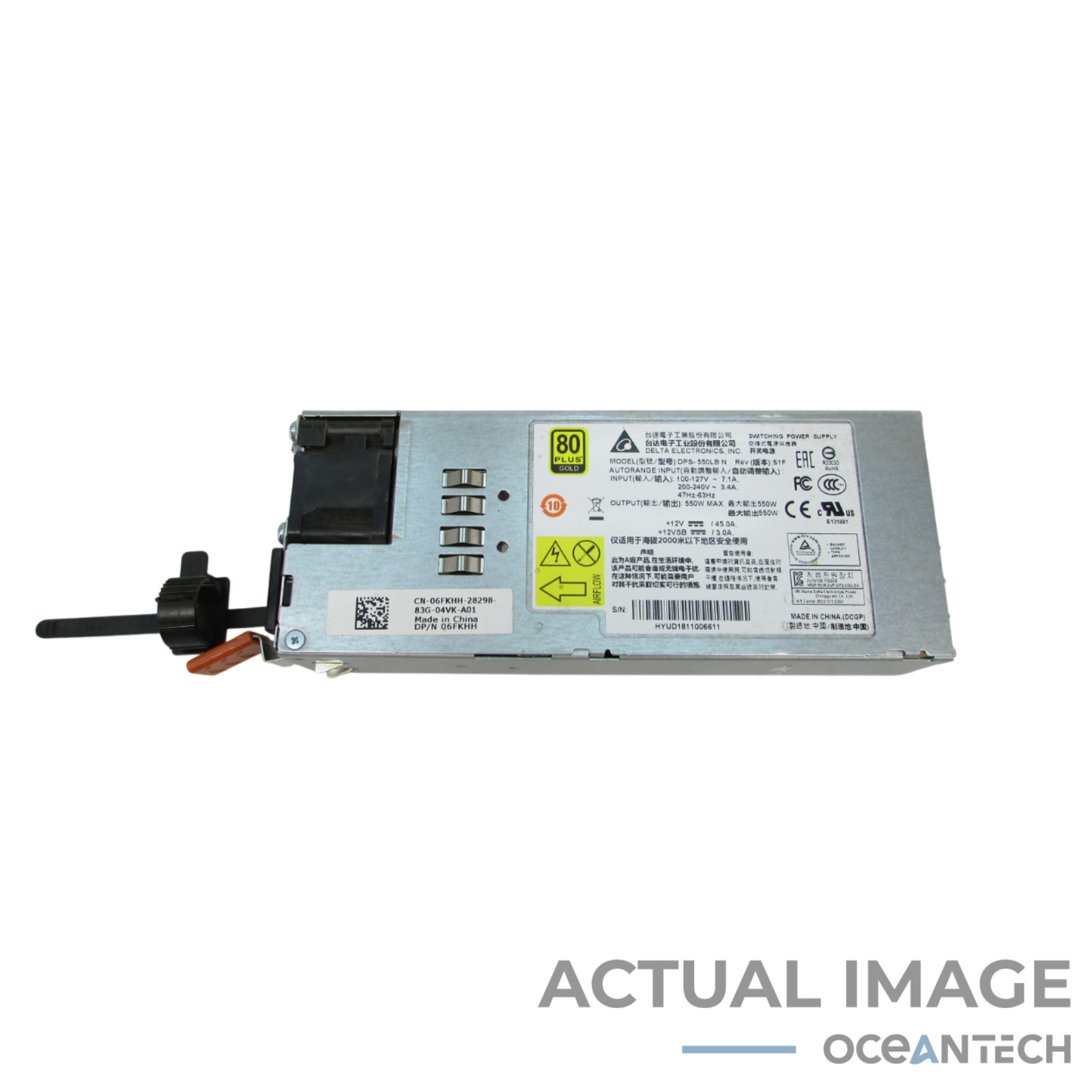Dell 06FKHH S4048-ON / S4048T-ON Power Supply Front to Back Airflow