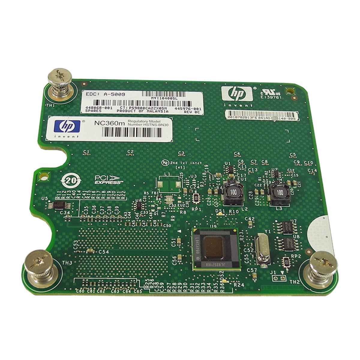 HP NC360m Dual Port 1Gbps PCI-Express BL-c Server Adapter SP#: 448068-001