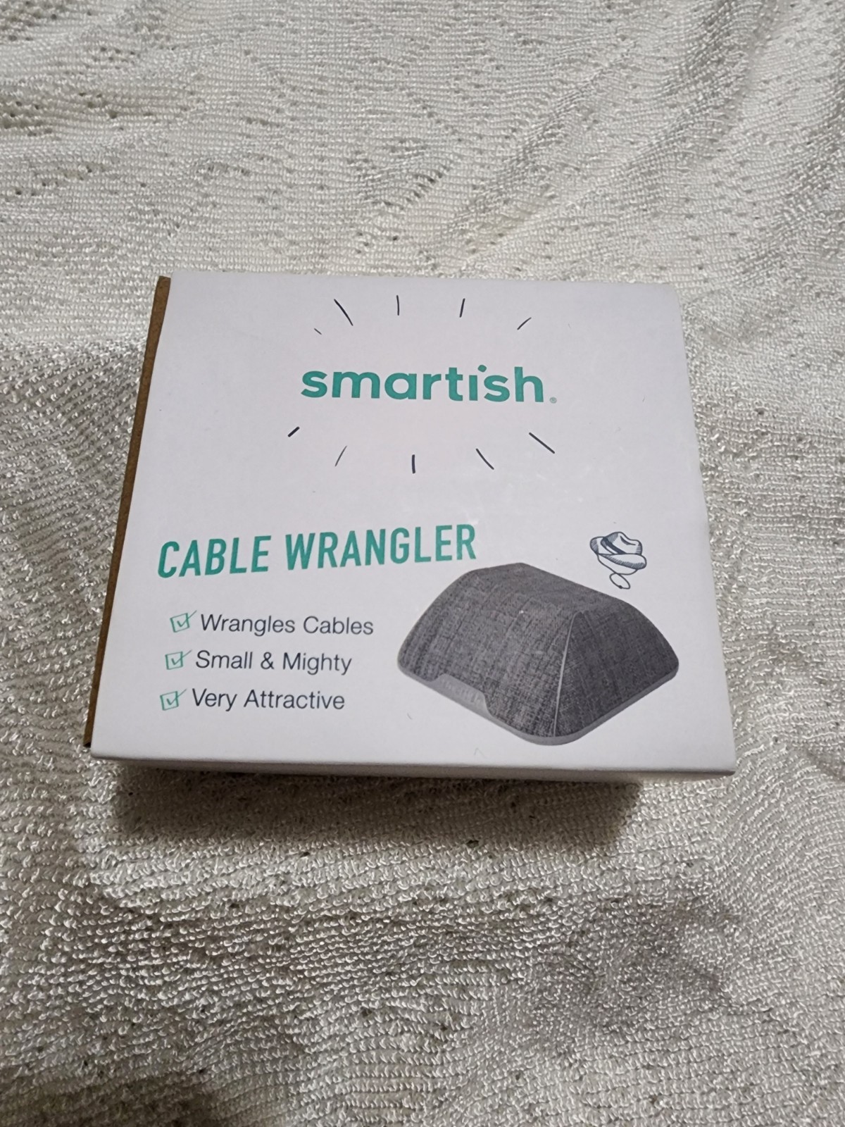 Smartish Magnetic Cord Holder/Cable Wrangler In "Gray"