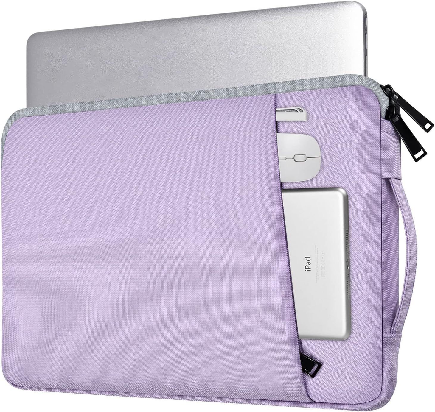Women's Purple Sleeve Case for Laptops and Notebooks, Fits 17-17.3 Inches
