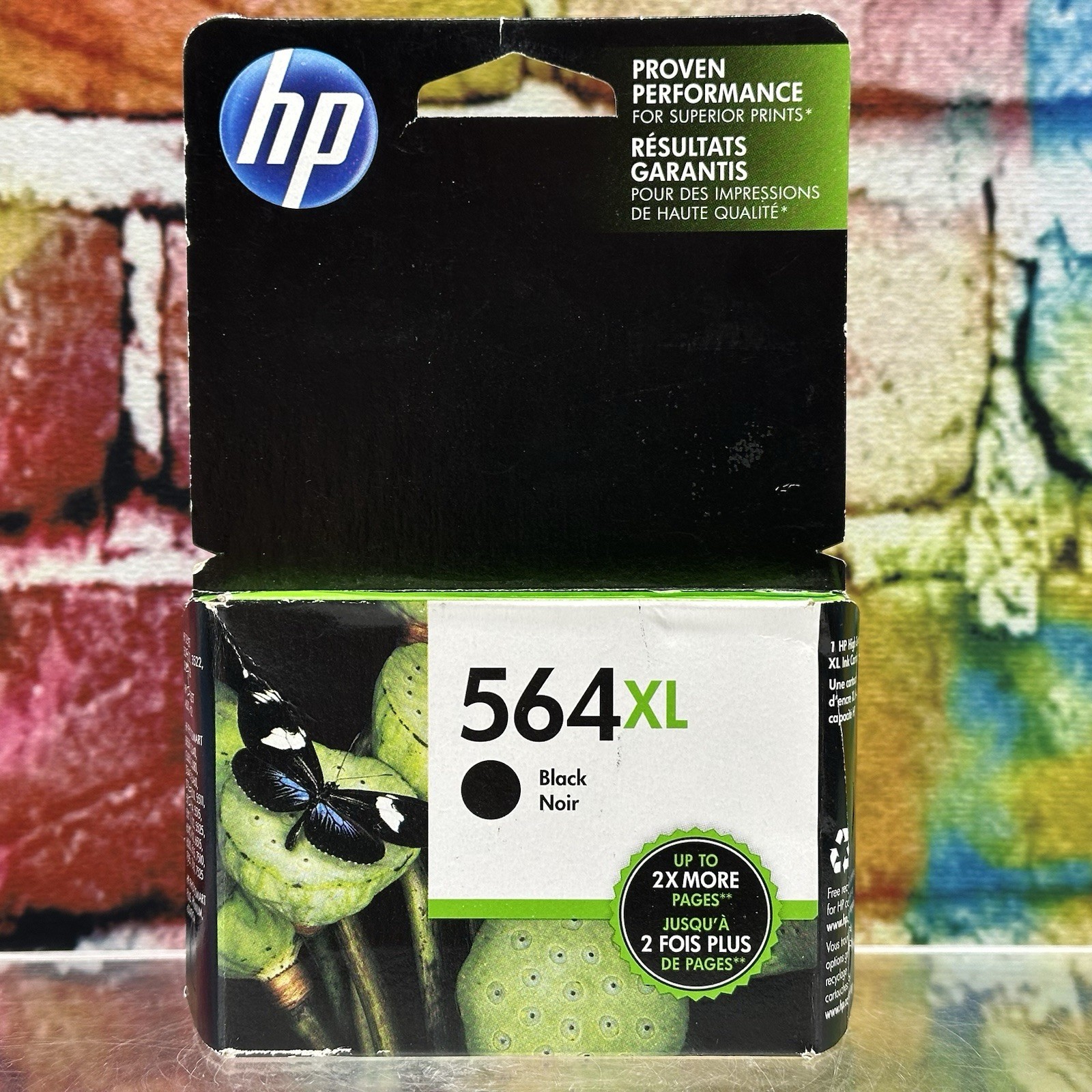 HP 564 XL High Capacity Black XL Ink Cartridge Noir Genuine Original Print New