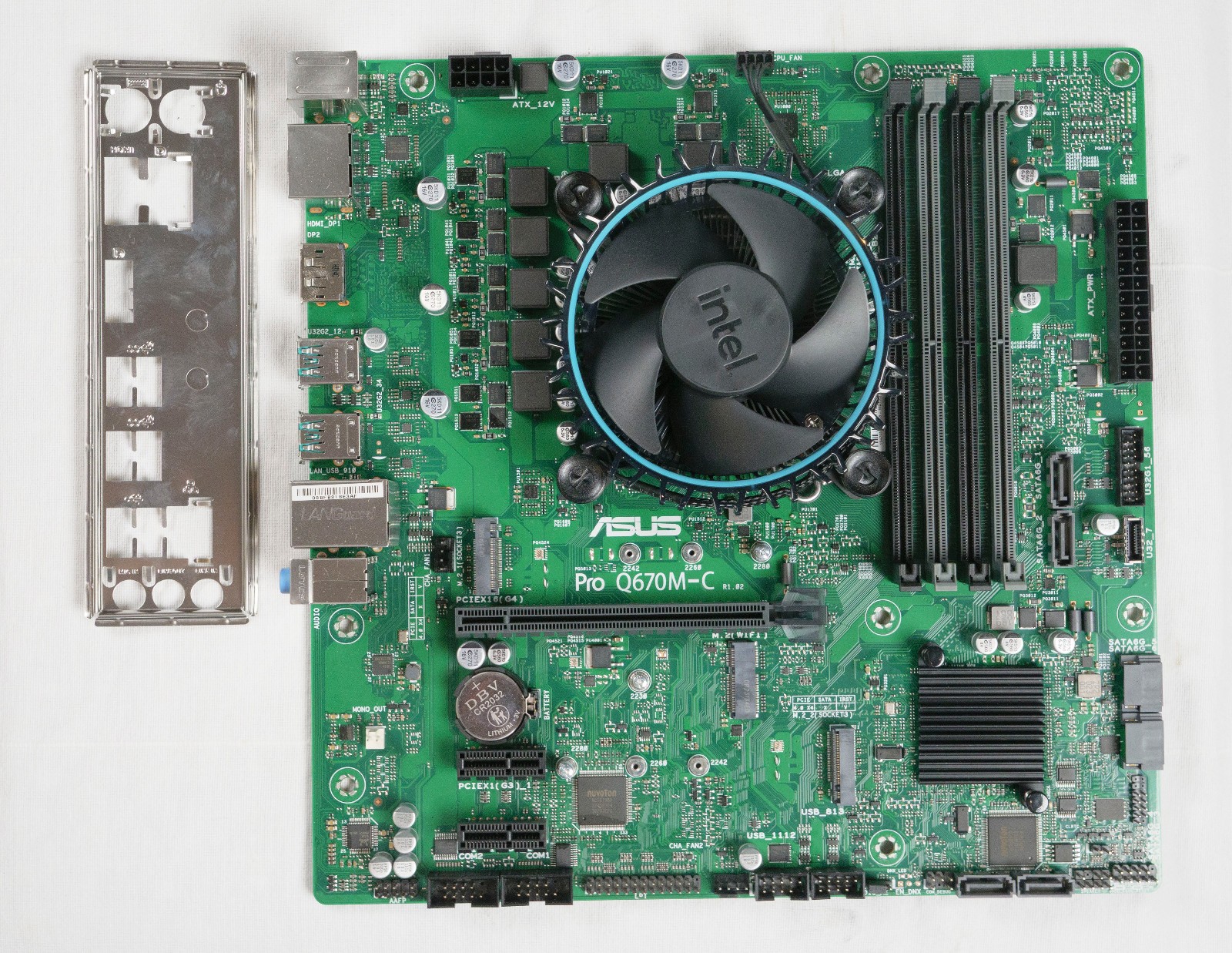 Intel i5-14400 + Asus  Pro Q670M-C-CSM No Ram / No Storage / No OS