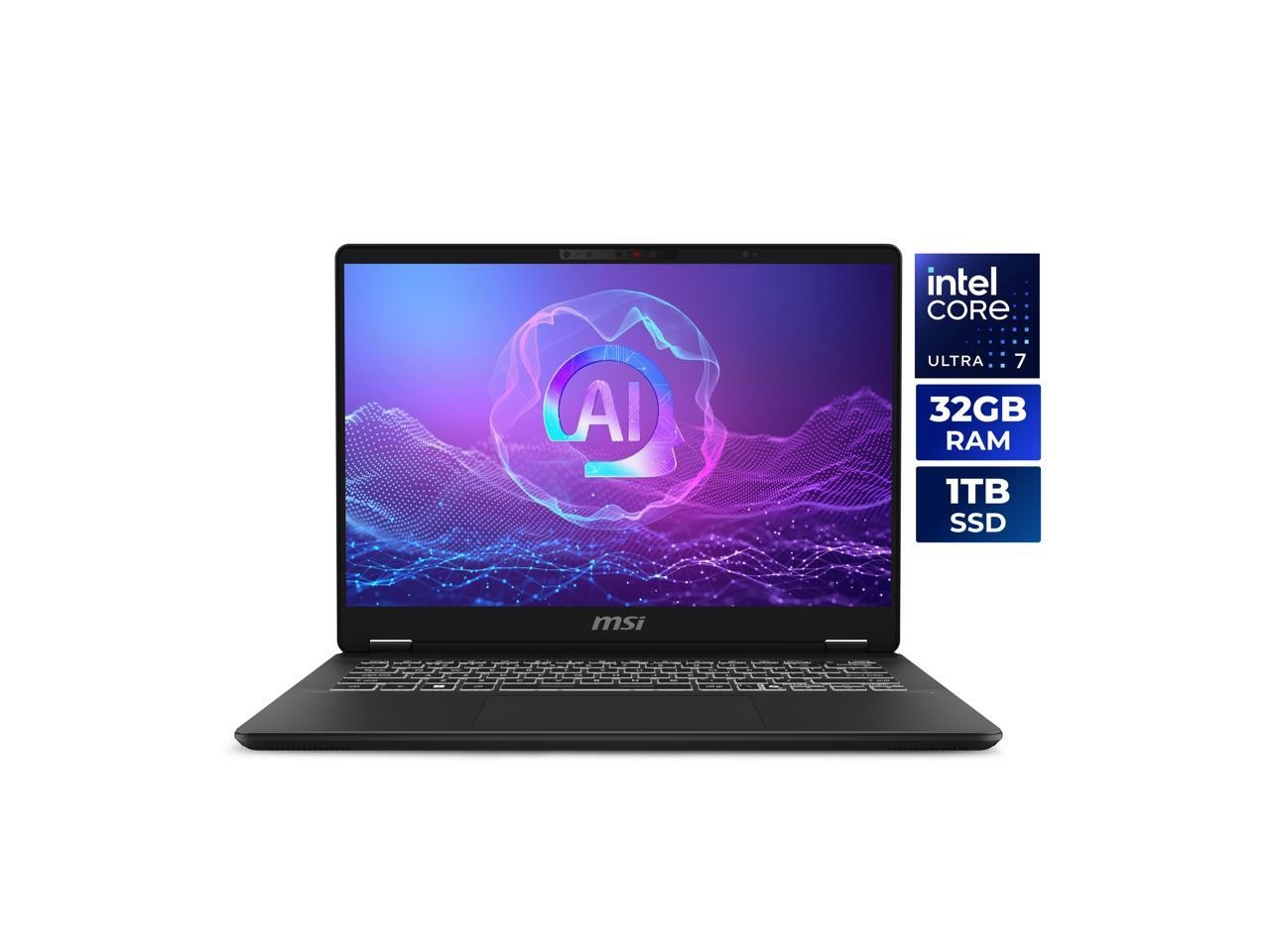 MSI Prestige 14 AI+ Evo 14.0" Copilot+ PC Laptop Intel Core Ultra 7 258V 32GB