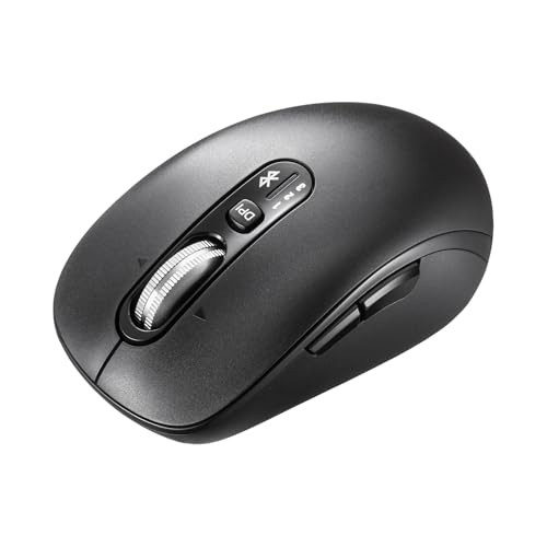 Sanwa Supply Silent Bluetooth Mouse with Tilt Wheel and High-Speed ​​Scrolling