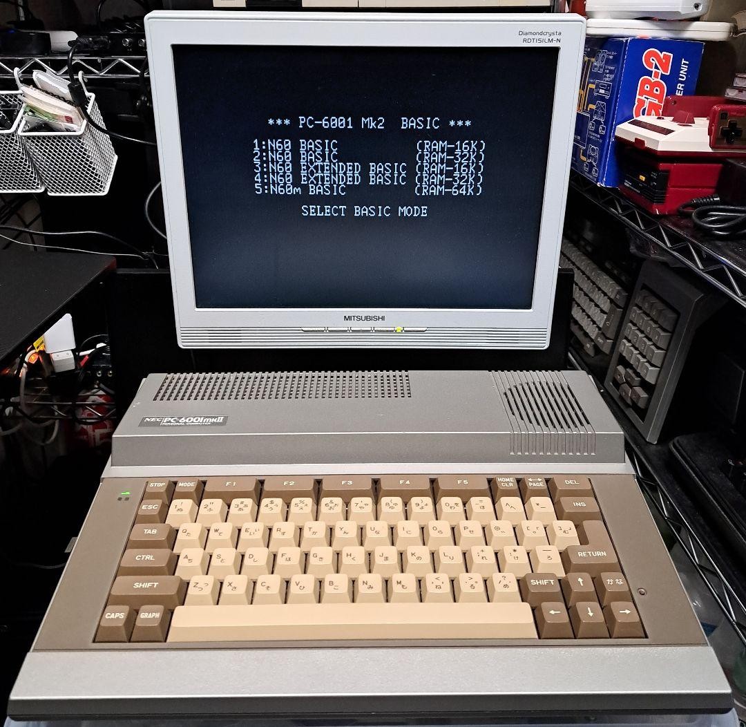 NEC PC-6001mkII P6 Vintage 8-Bit Retro Personal Computer 1980s