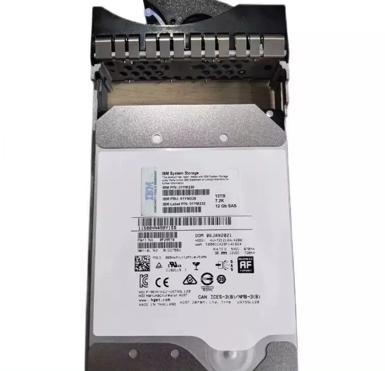 New IBM 01YM211 01YM235 12TB SAS 7.2K 3.5 V5000 Gen2 Hard Drive HDD