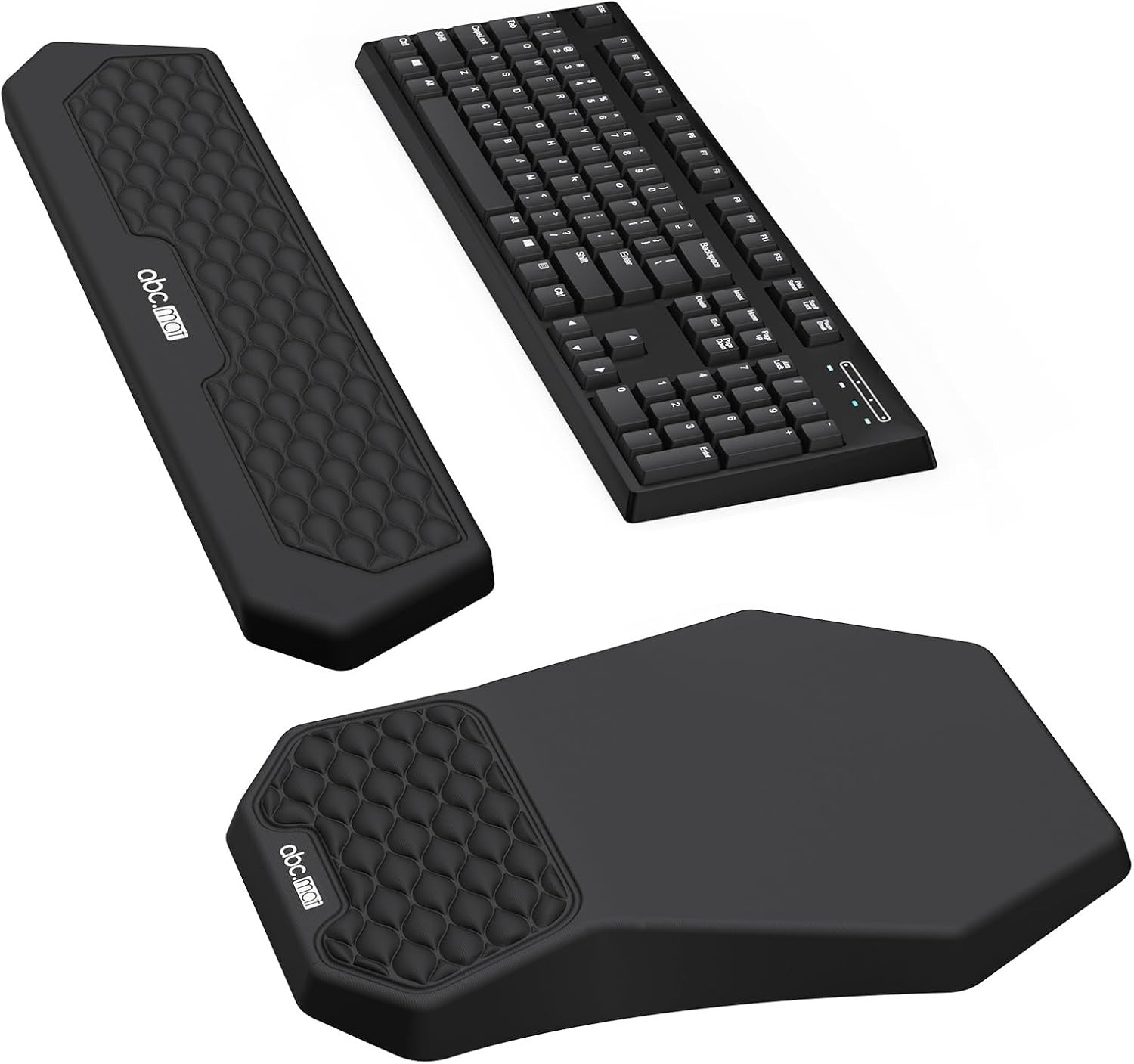 Ergonomic Mouse Pad with Wrist Rest & Keyboard Wrist Rest Support Set