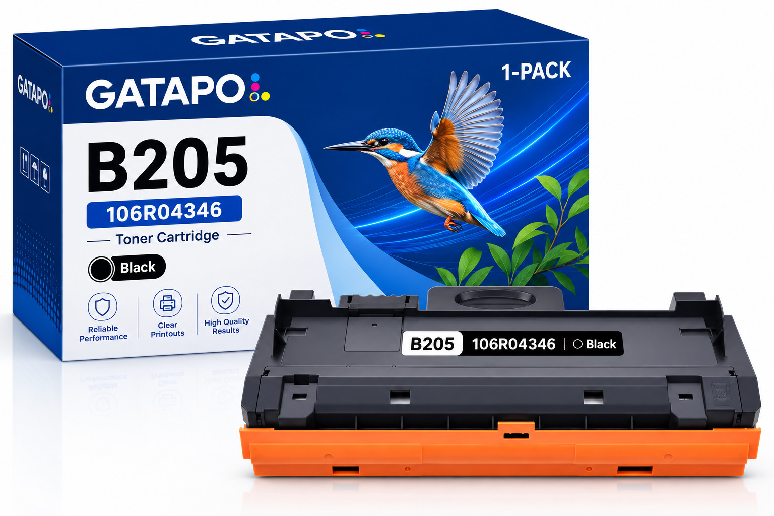 B205 106R04346 1PK Black Toner Cartridge for  B205 B210 B215 Laser Printer
