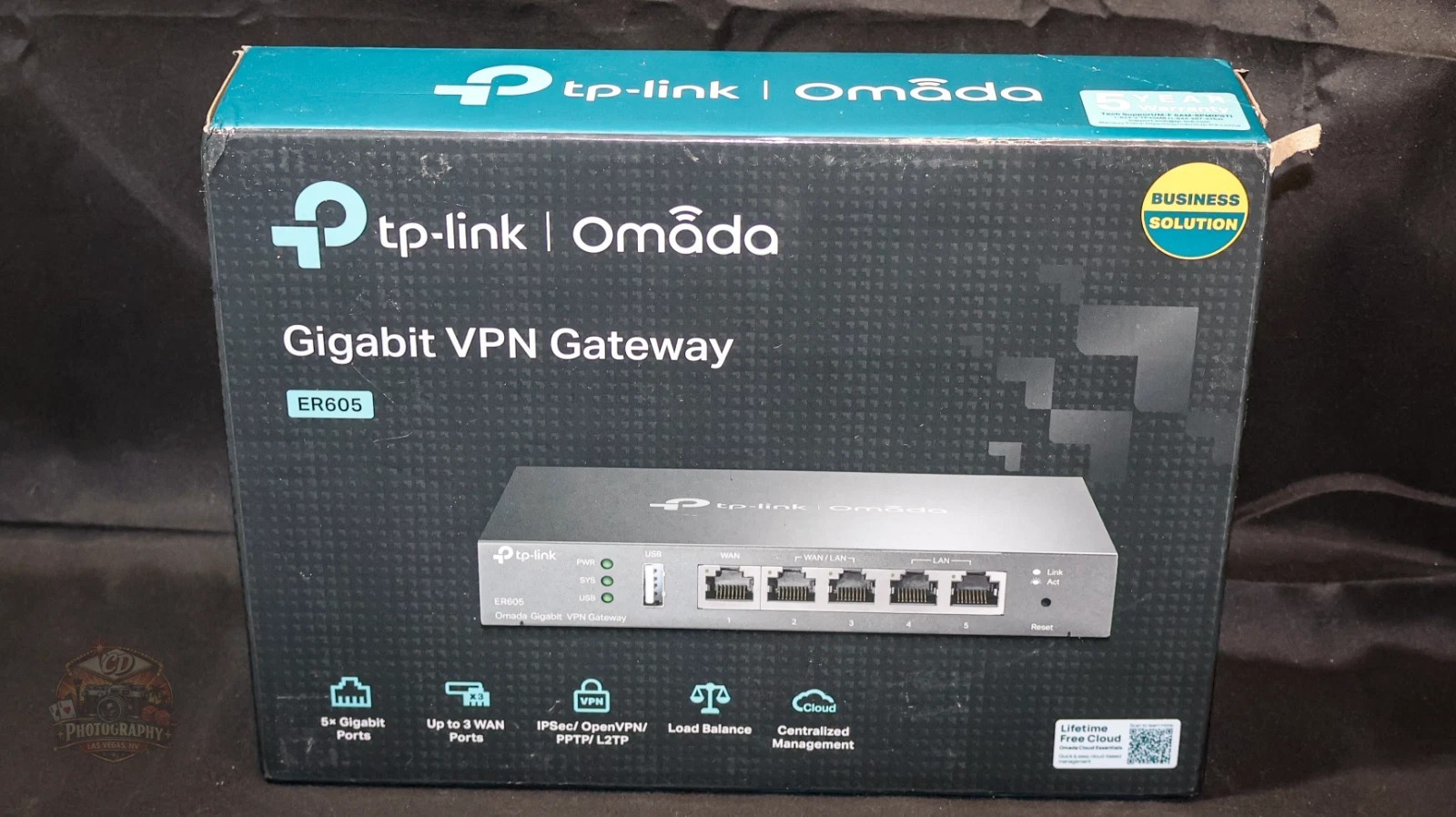 TP-Link ER605 v2 Omada 5-Port Gigabit Multi-WAN VPN Router  New Sealed