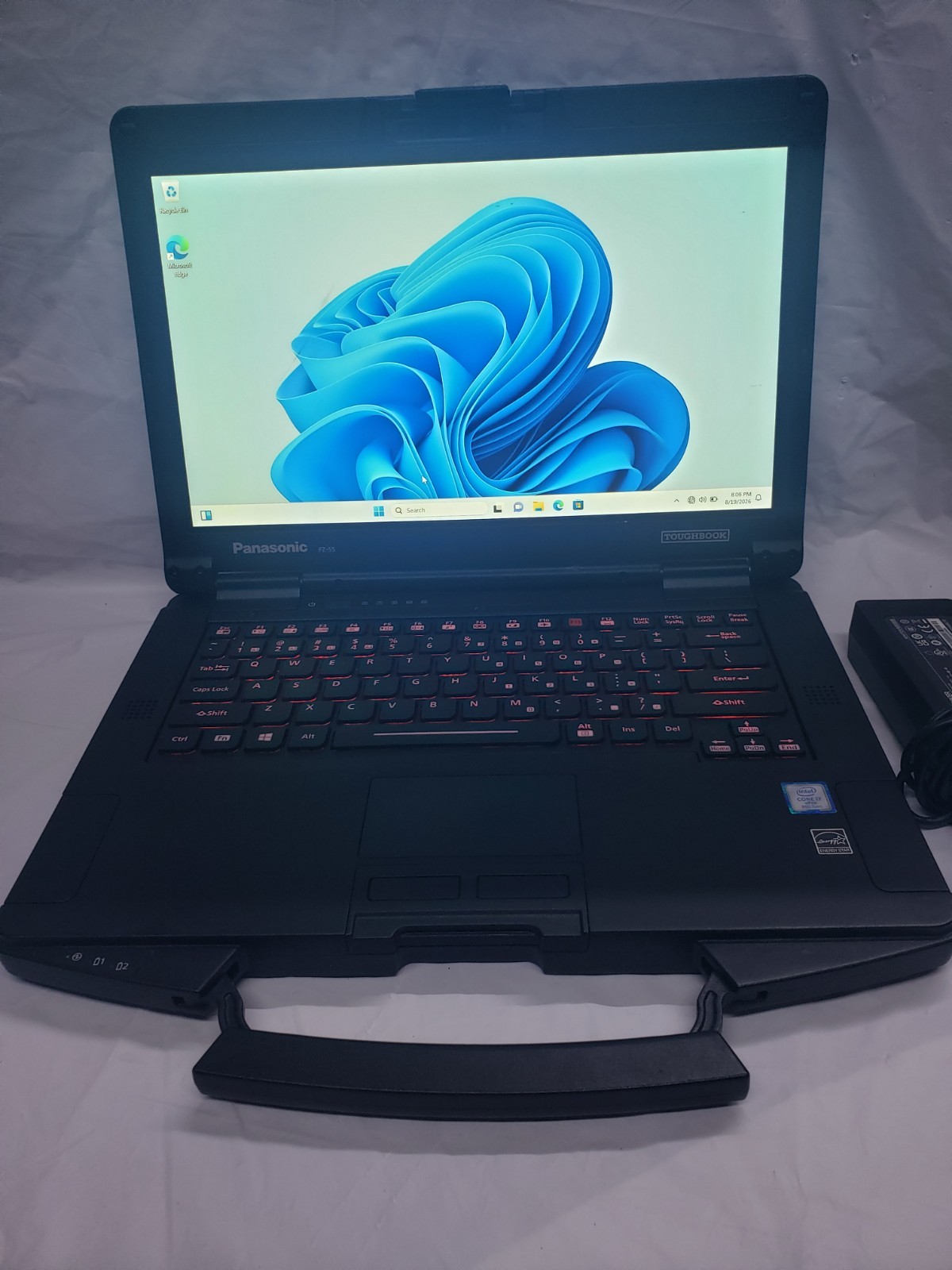 PANASONIC FZ-55 Toughbook Laptop i7-8665U 32GB RAM 512GB SSD 1.90GHz WIN 11 PRO 