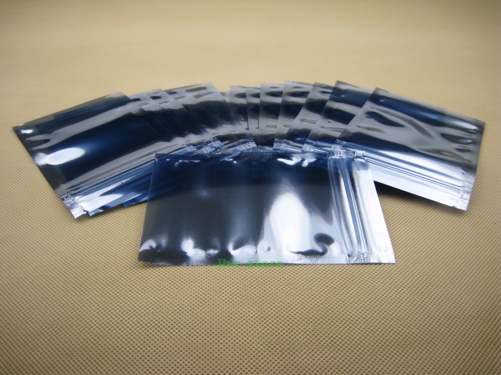 250 ESD Anti-Static Shielding Zipper Bags 1.5" x 2.8"_40 x 70mm_USABLE SIZE