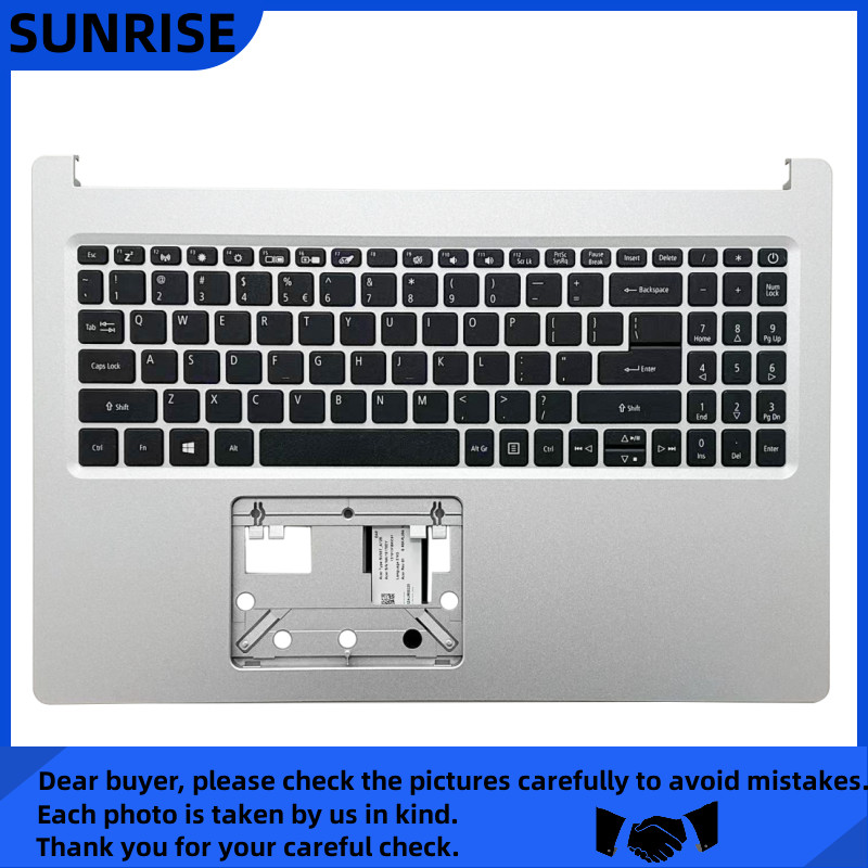 For Acer Aspire A315-55G A315-57G N16Q13 Palmrest Cover Keyboard 6B.HG2N7.030