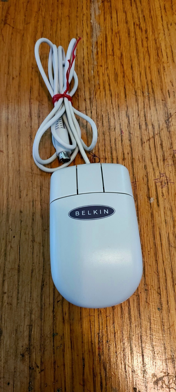 Vintage Belkin 3 Button  Wired Mouse Serial & PS/2