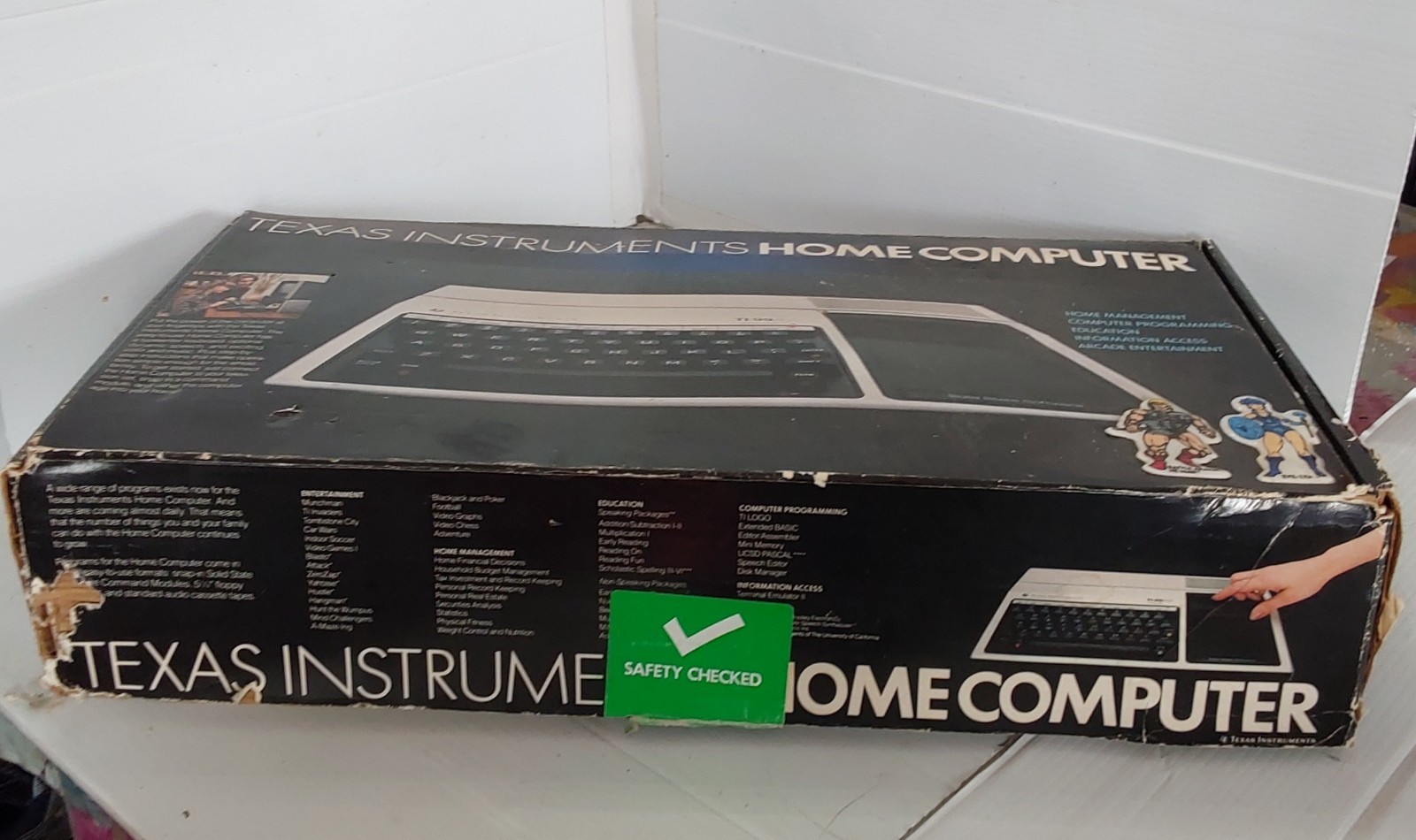 Vintage Texas Instruments TI-99/4A Home Computer Boxed Bundle CIB Power Tested 