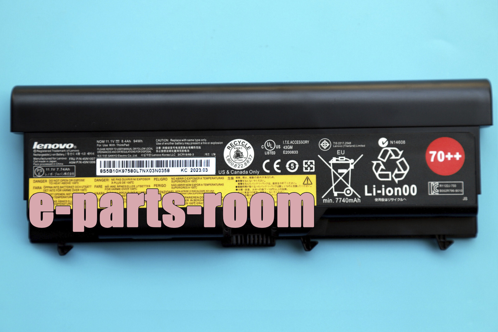 New Genuine 45N1006 45N1007 70++ Battery For ThinkPad T420 T420i T430 T430i T510