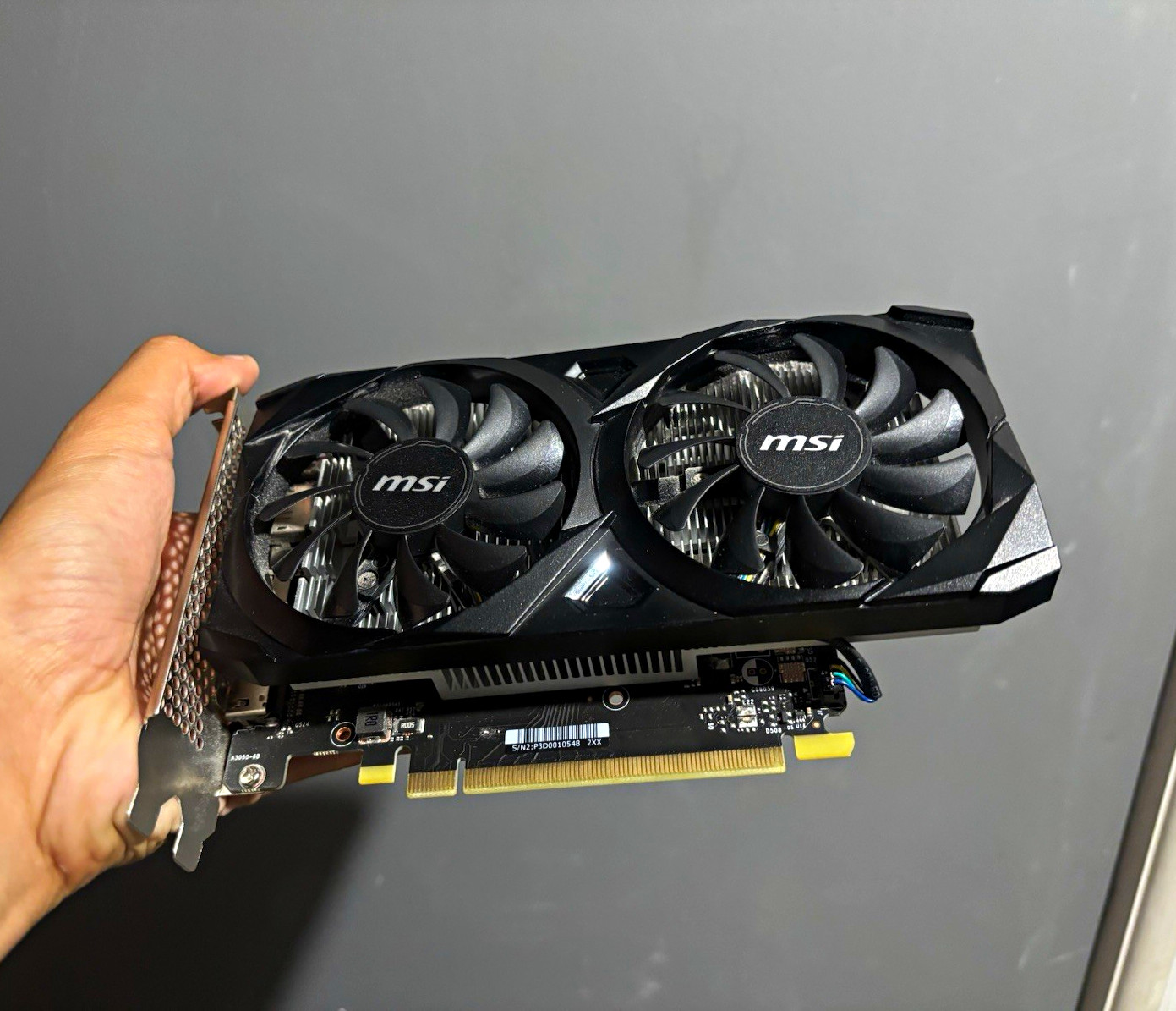 PCIE POWERED MSI GeForce RTX 3050 VENTUS 2X 6G OC PCIe x16 HDMI/DP Multi-Monitor