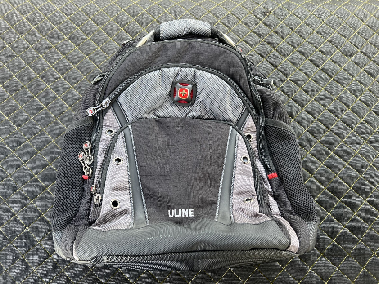 Uline Swiss Gear 16” Laptop Backpack Black & Grey