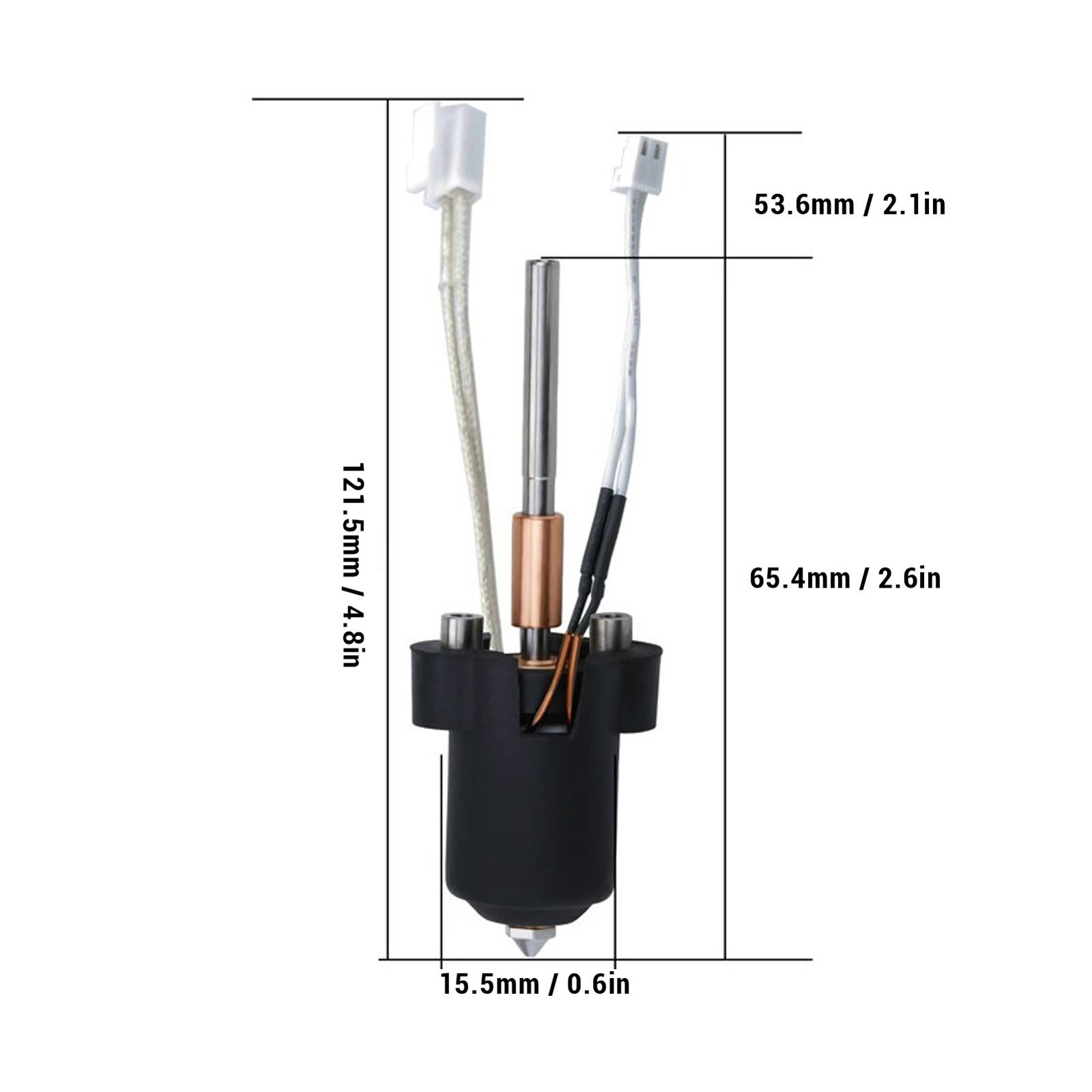Ceramic Hotend Kit Heating Block Extruder Hot End For Ender 3 V3 Plus 0.8mm♡