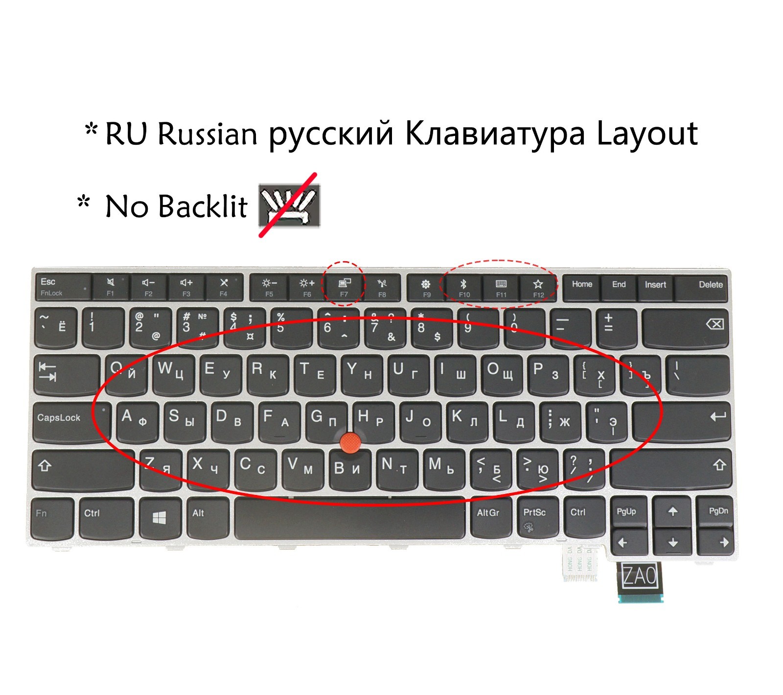 RU Русская клавиатура For Laptop Lenovo ThinkPad 01ER810 01ER851 01EN787 01EN828