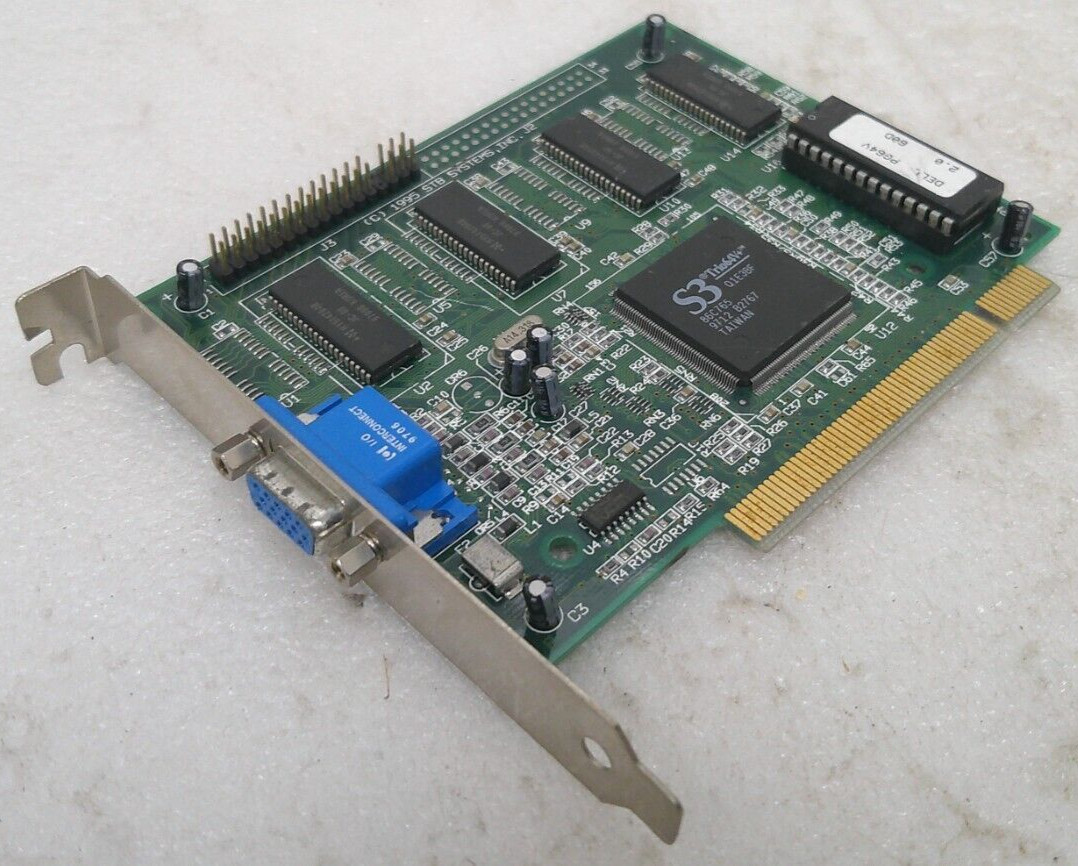 STB Systems/Dell (85675, 1X0-0480-009, 210-0200-002) S3 Trio64V+ Video Card
