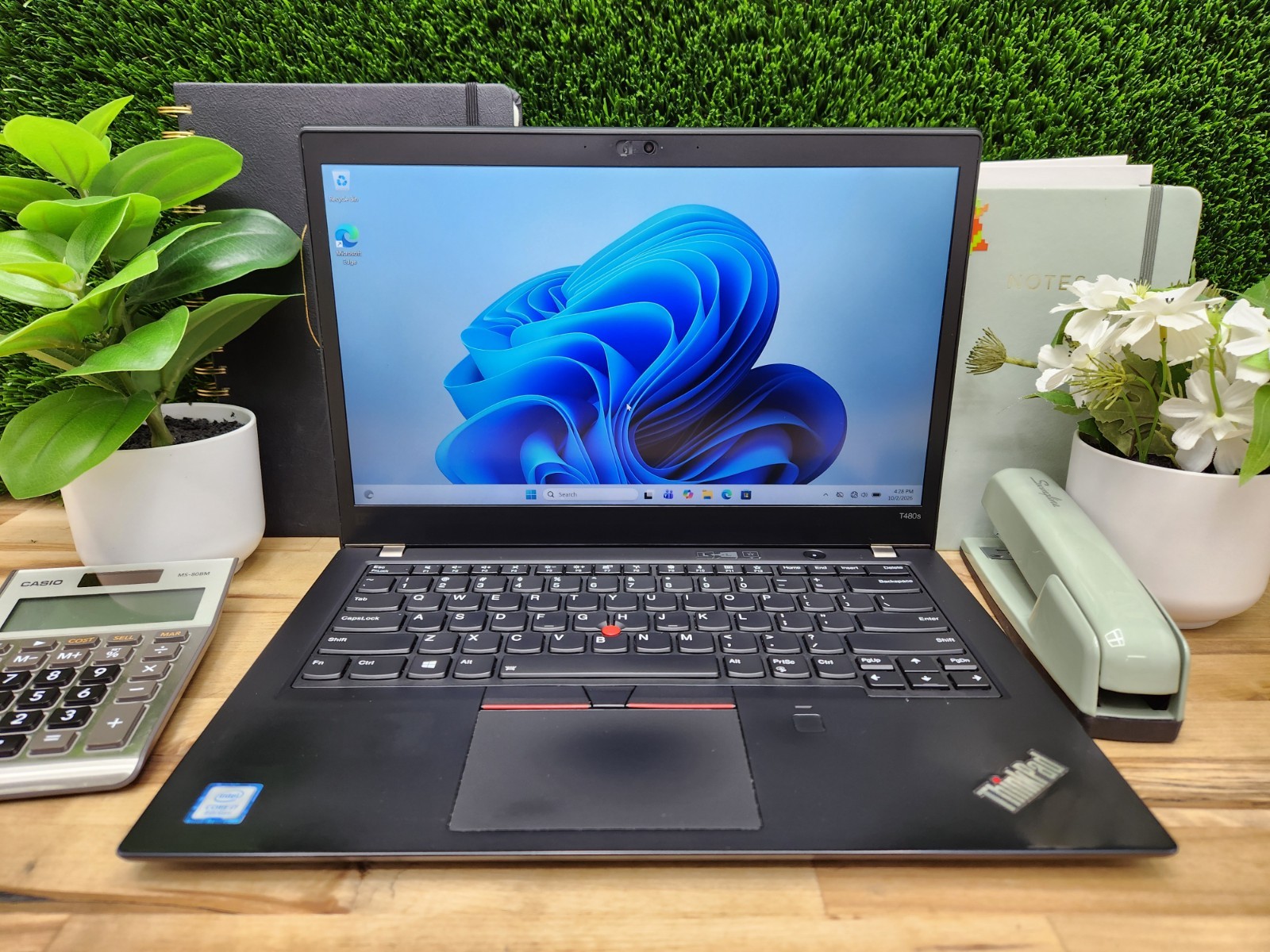 Lenovo ThinkPad T480s 14" FHD i7-8550U 1.8GHz 16GB DDR4 256GB SSD Windows 11 ~