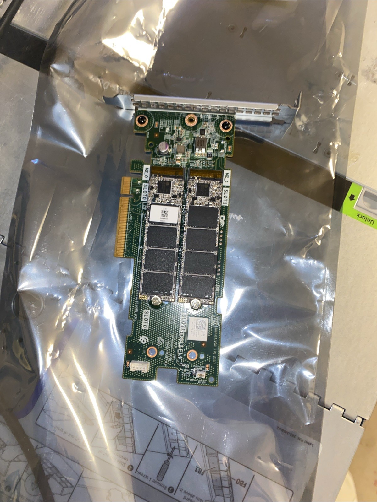 Raid card for DELL BOSS R940XA server RAID0/1 M.2 SSD R740 7HYY4 XD 