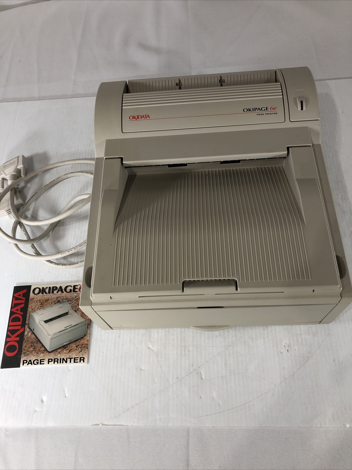 Vintage Okidata OkiPage  Model 6e Laser Printer With CD