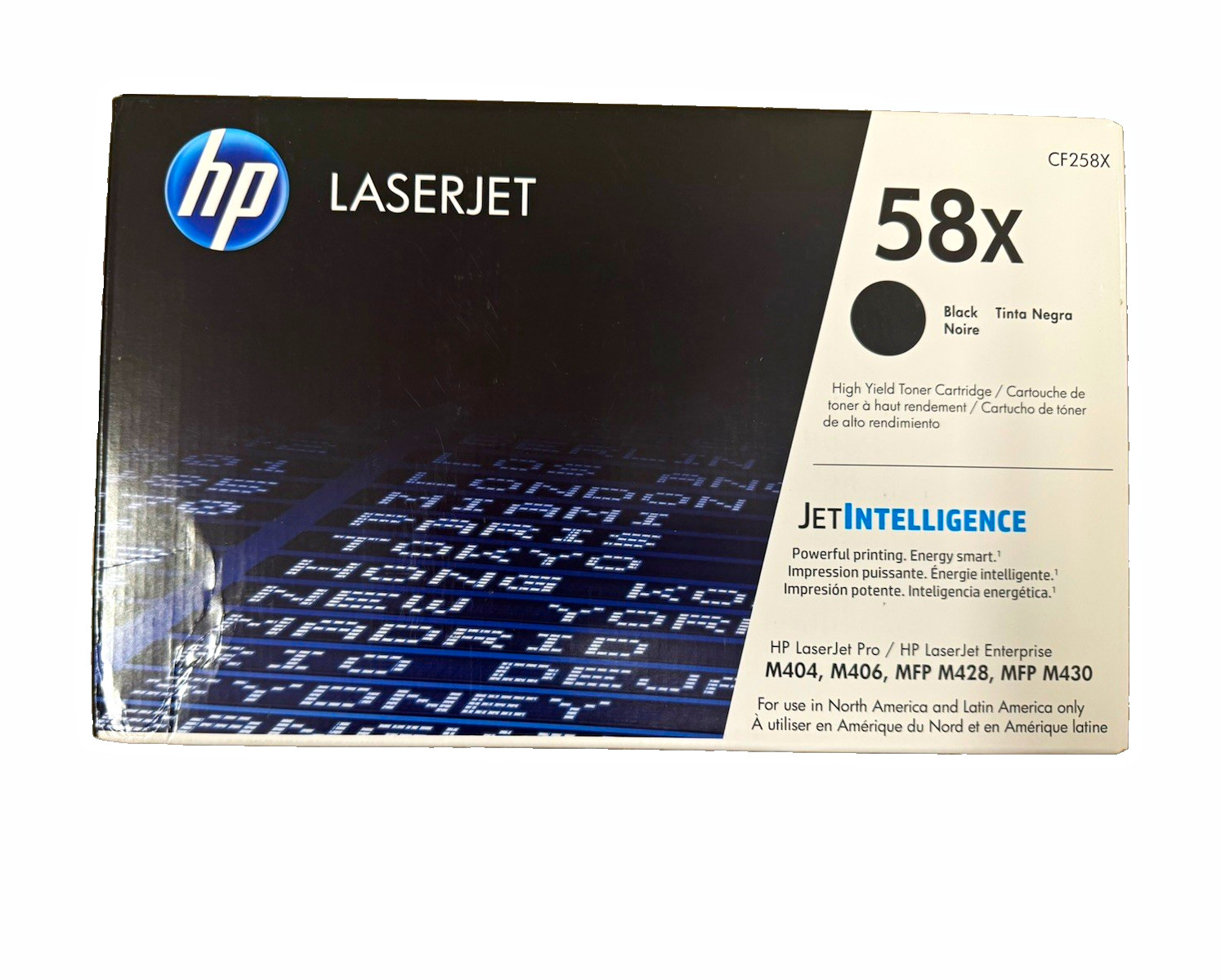 HP 58X CF258X Black Genuine Original Laser Toner for LaserJet Pro M404 M428