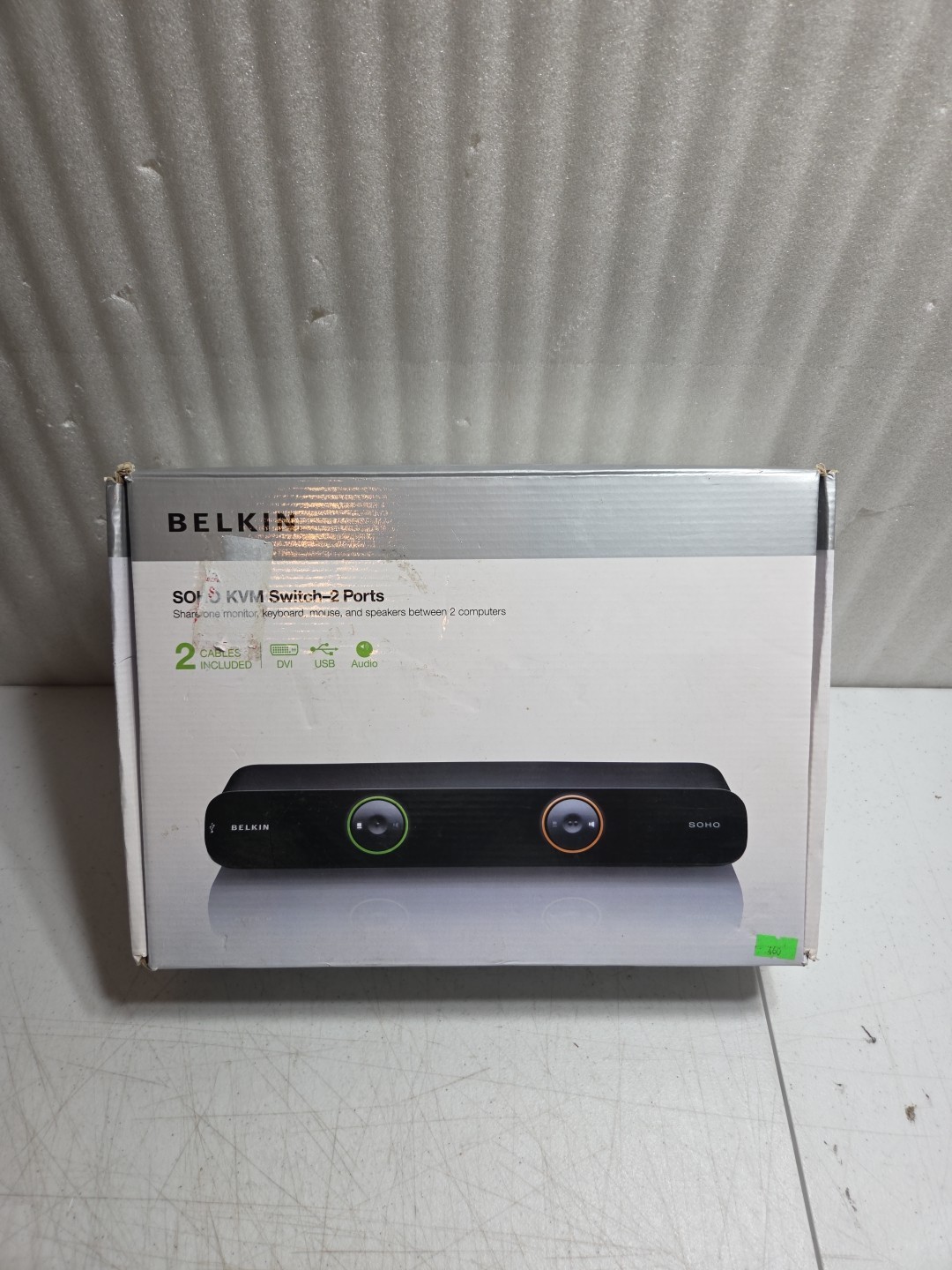 New - Belkin SOHO KVM Switch 2 Ports DVI KVM Switch F1DD102L (New/Open Box)