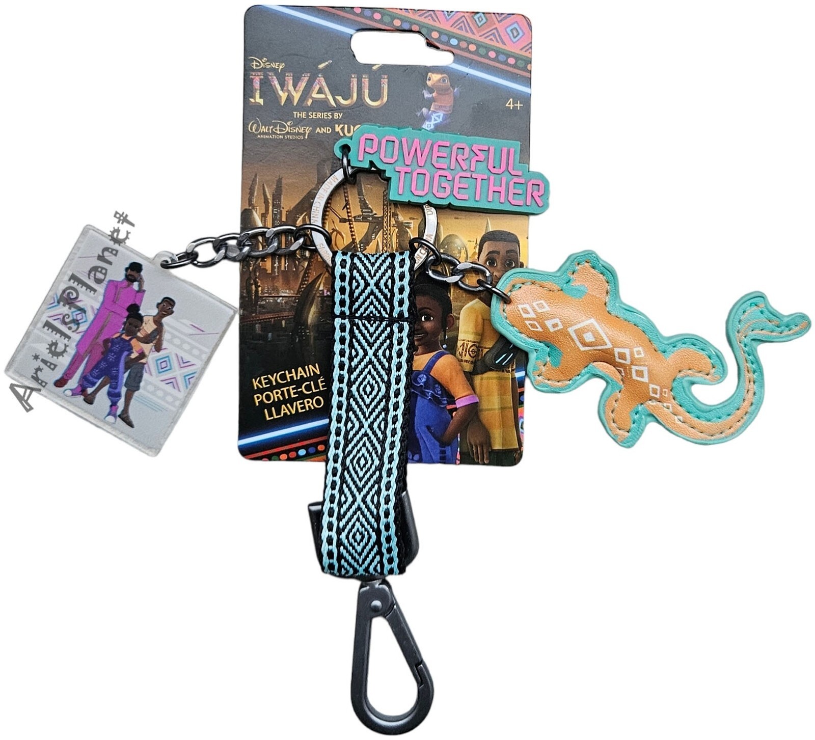 Disney Parks Iwaju TV Series Powerful Together Keychain Bag Charm
