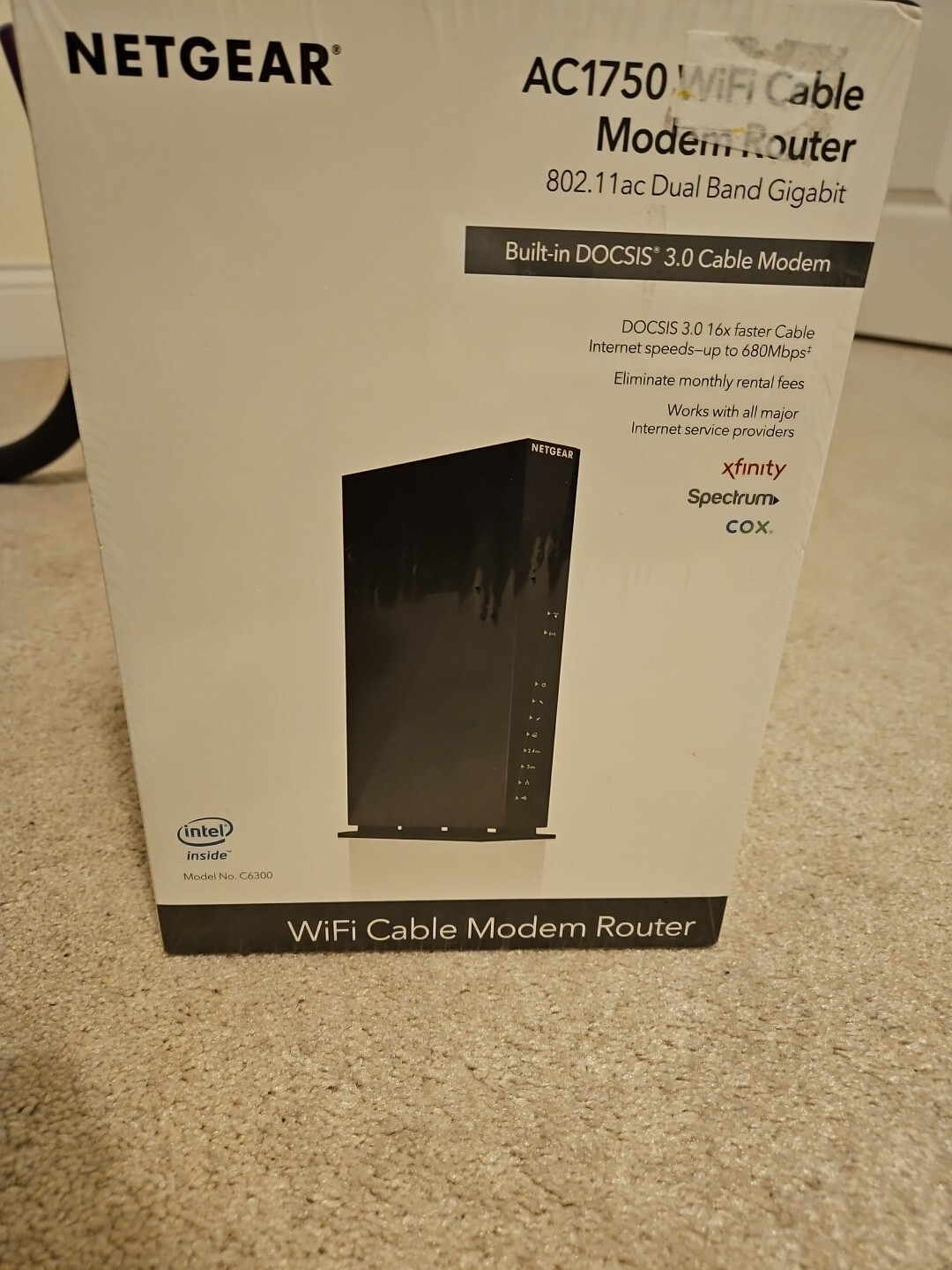 New NETGEAR AC1750 WiFi Cable Modem Router Dual Band Gigabit DOCSIS 3.0 XFINITY