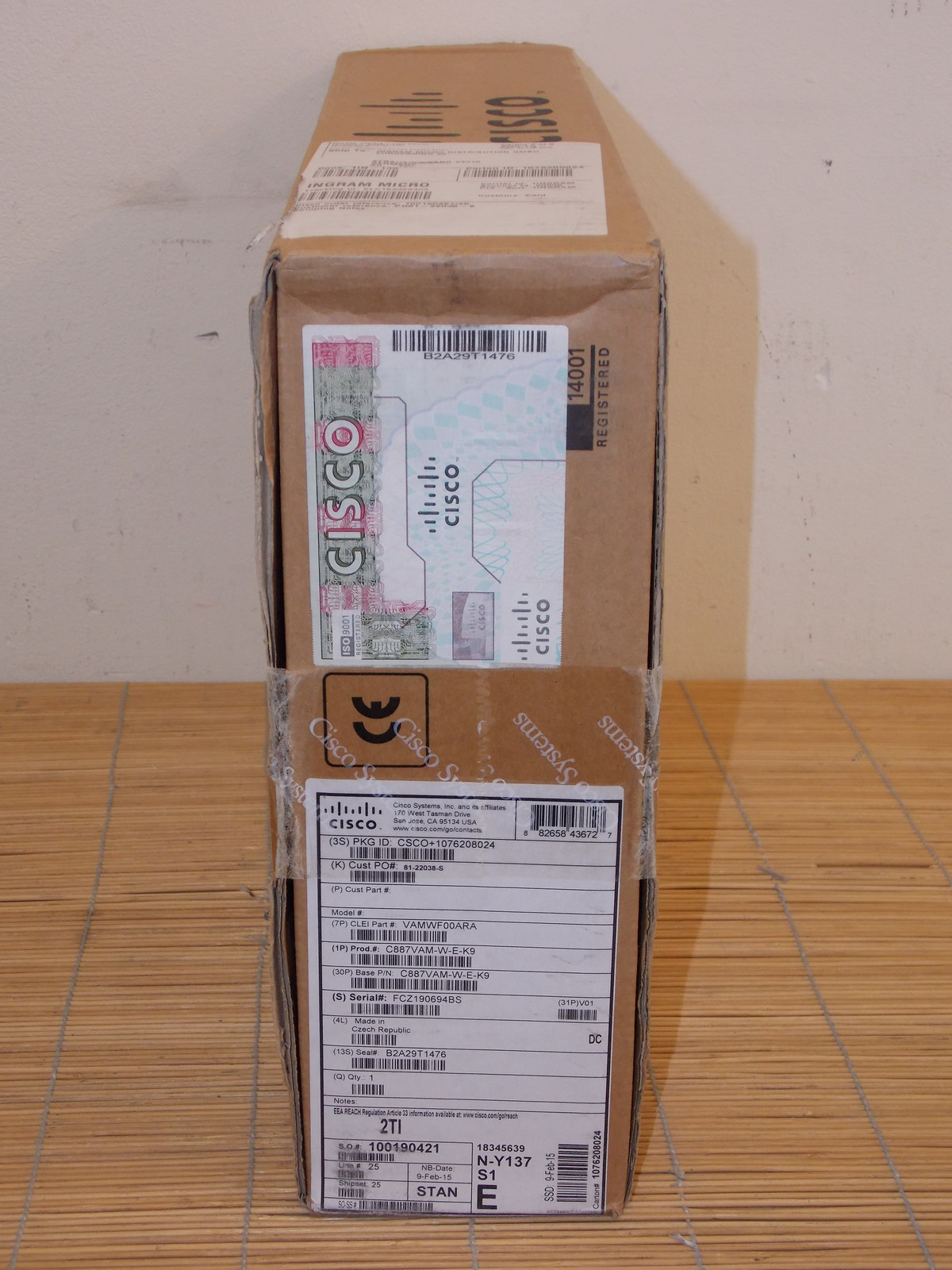 NEW CISCO C887VAM-W-E-K9 VDSL2/ADSL2+ POTS Annex M 802.11n Router NEW UNOPENED