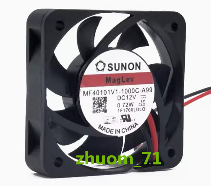 1PC SUNON MF40101V1-1000C-A99 4010 12V 0.72W silent cooling fan