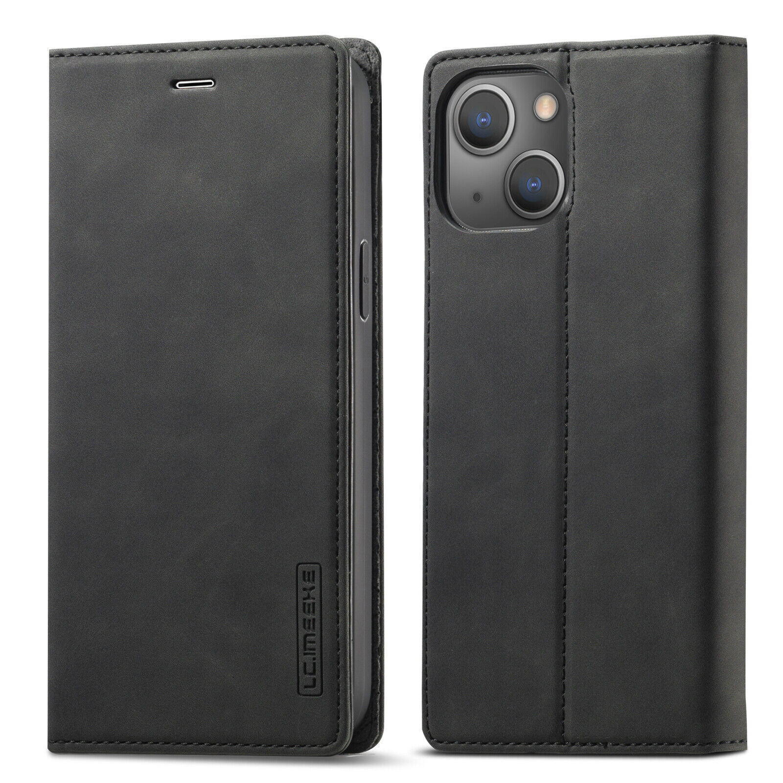Luxury Leather Magnetic Wallet Cover Case For 16 15 14 13 12 11 Pro Max 7 8 XR 