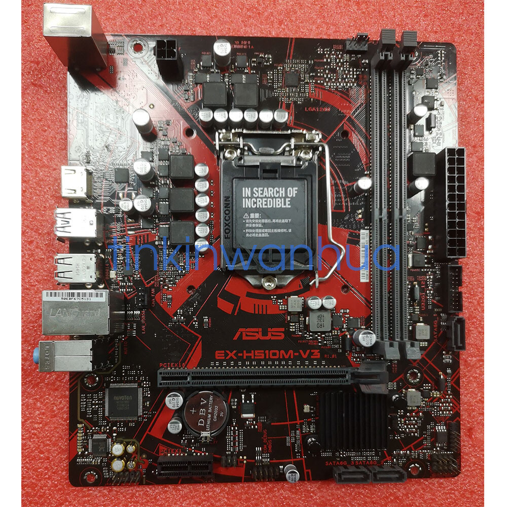 For ASUS EX-H510M-V3 Motherboard LGA1200 DDR4 PCIe 4.0 M-ATX