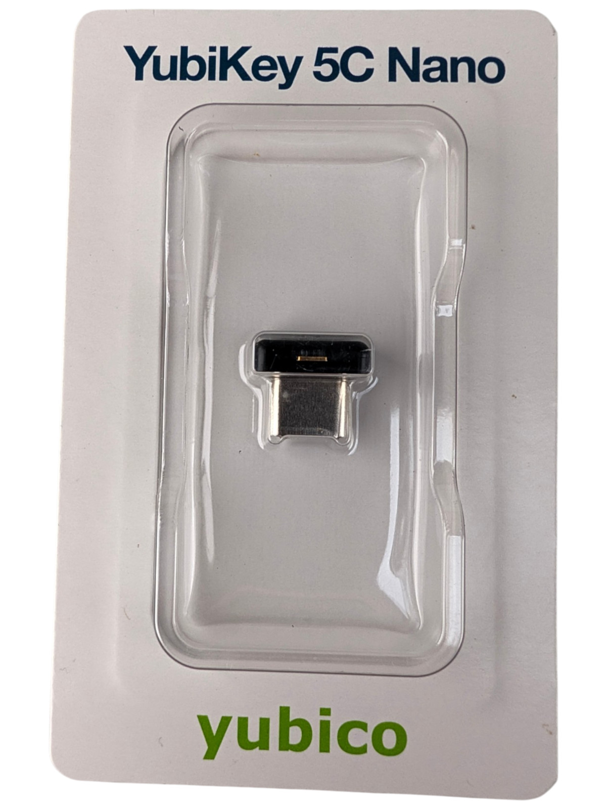 Yubico YubiKey 5C Nano 100898 USB C FIDO2 Two Factor Authentication Security Key